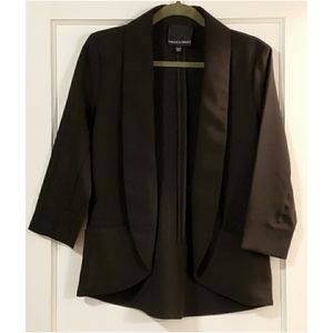 NWOT Black Peplum Suit Jacket